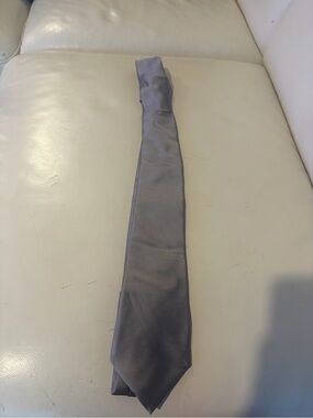 Express Men's Solid Gray Tie